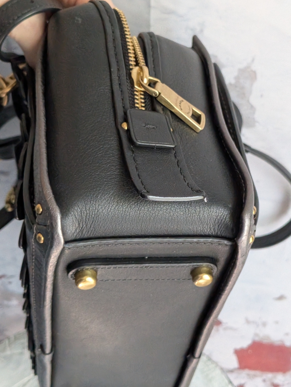 Coach Dreamer Butterfly 🦋 Exotic Snakeskin  Appliques Handbag. - Picture 12 of 16